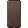 Nomad Folio Leather case puzdro pre Apple iPhone XS Max – hnedá