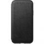 Nomad Folio Leather case puzdro pre Apple iPhone XS/X – čierna