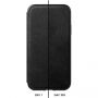 Nomad Folio Leather case puzdro pre Apple iPhone XS/X – čierna