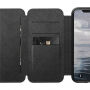 Nomad Folio Leather Tri-Fold puzdro pre Apple iPhone XS Max – hnedá