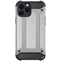 Super odolný "Armor" kryt pre iPhone 15 Pro Max - strieborný