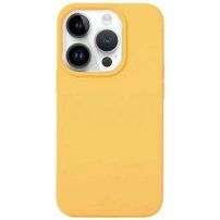 Silikónový kryt pre iPhone 15 Pro Max - žltý