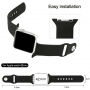 Silikonový športový remienok pre Apple Watch Ultra 49mm / 46mm / 45mm / 44mm / 42mm - M/L - koralový