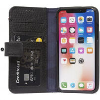 Decoded Leather Wallet puzdro pre Apple iPhone X – čierna