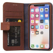 Decoded Leather kožené puzdro pre iPhone X – hnedá