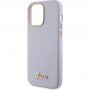 Guess Glitter Full Wrapped trblietavý kryt pre iPhone 15 Pro Max - fialový