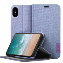 LAUT Apex Knit puzdro pre iPhone X – fialová