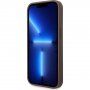 Guess 4G Metal Logo kryt pre iPhone 15 Pro - hnedý