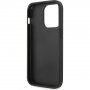 Guess 4G Metal Logo kryt pre iPhone 15 Pro - sivý