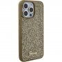 Guess Square Mirror Script Logo kryt pre iPhone 15 Pro Max - zlatý