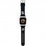 Karl Lagerfeld Karl and Choupette Head NFT remienok pre Apple Watch 42mm / 41mm / 40mm / 38mm - čierny