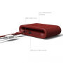iOttie iON Wireless Pad Plus Ruby bezdrôtová rýchlonabíjačka pre iPhone – červená