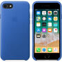 Originálne Apple kožené puzdro pre iPhone SE (2020/2022) / 8 / 7 – elektrická modrá