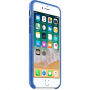 Originálne Apple kožené puzdro pre iPhone SE (2020/2022) / 8 / 7 – elektrická modrá