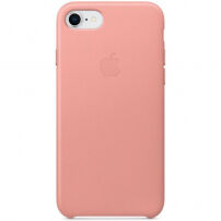 Originálne Apple kožené puzdro pre iPhone SE (2020/2022) / 8 / 7 – bledoružová
