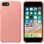 Originálne Apple kožené puzdro pre iPhone SE (2020/2022) / 8 / 7 – bledoružová