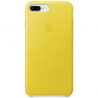 Originálne Apple kožené puzdro pre iPhone 8 Plus/7 Plus – jarná žltá