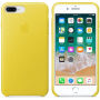 Originálne Apple kožené puzdro pre iPhone 8 Plus/7 Plus – jarná žltá