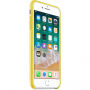Originálne Apple kožené puzdro pre iPhone 8 Plus/7 Plus – jarná žltá