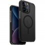 UNIQ Combat MagClick transparentný kryt s MagSafe na iPhone 15 Pro Max - čierny