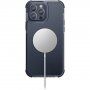 UNIQ Combat MagClick transparentný kryt s MagSafe na iPhone 15 Pro Max - tmavomodrý