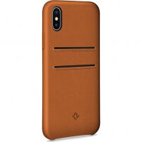 Twelve South Relaxed Leather Clip kožené puzdro pre iPhone X – hnedá