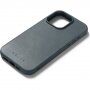 Mujjo Impact Leather kožený kryt s MagSafe pre iPhone 15 Pro Max - tmavosivý