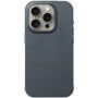 Mujjo Impact Leather kožený kryt s MagSafe pre iPhone 15 Pro Max - tmavosivý