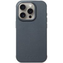 Mujjo Impact Leather kožený kryt s MagSafe pre iPhone 15 Pro Max - tmavosivý