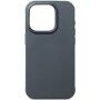 Mujjo Impact Leather kožený kryt s MagSafe pre iPhone 15 Pro Max - tmavosivý
