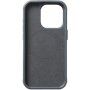 Mujjo Impact Leather kožený kryt s MagSafe pre iPhone 15 Pro Max - tmavosivý