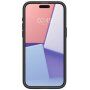 Spigen Optik Armor MagFit odolný kryt s posuvnou krytkou kamery a MagSafe pre iPhone 15 Pro Max - čierny