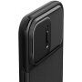 Spigen Optik Armor MagFit odolný kryt s posuvnou krytkou kamery a MagSafe pre iPhone 15 Pro Max - čierny