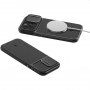 Spigen Optik Armor MagFit odolný kryt s posuvnou krytkou kamery a MagSafe pre iPhone 15 Pro Max - čierny