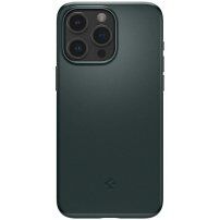 Spigen Thin Fit ultratenký kryt pre iPhone 15 Pro Max - tmavozelený