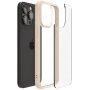 Spigen Ultra Hybrid transparentný kryt pre iPhone 15 Pro Max - béžový
