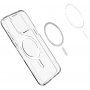 Spigen Ultra Hybrid MagFit transparentný kryt s bielym MagSafe pre iPhone 15 Pro Max - číry