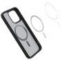 Spigen Ultra Hybrid MagFit transparentný kryt s MagSafe pre iPhone 15 Pro Max - čierny