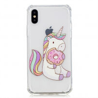 Ochranný kryt pre iPhone X/XS – jednorožec