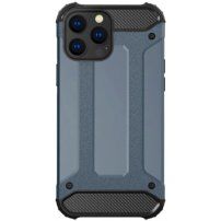 Super odolný "Armor" kryt pre iPhone 15 Pro - tmavomodrý