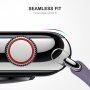 ENKAY tvrdené 3D sklo s čiernym rámčekom na Apple Watch 45mm