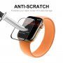 ENKAY tvrdené 3D sklo s čiernym rámčekom na Apple Watch 45mm