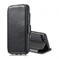 2v1 retro odnímateľné puzdro pre iPhone 7 Plus/8 Plus – čierna