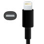 Dátový a&nbsp;nabíjací kábel USB-A / Lightning pre iPhone / iPad / iPod / AirPods - 2&nbsp;m - čierny