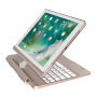 Odnímateľné puzdro s klávesnicou pre iPad 9,7" (2017/2018) / Pro 9,7" / Air 1 / 2 – zlaté