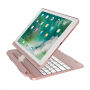 Odnímateľné puzdro s klávesnicou pre iPad 9,7" (2017/2018) / Pro 9,7" / Air 1 / 2 – zlatoružové