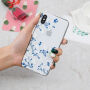 Plastový kryt pre iPhone X/XS – biele kvety