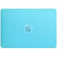 Matný transparentný kryt s vyklápacím stojanom na MacBook Air 13" (A1237/A1304/A1369/A1466) - modrý