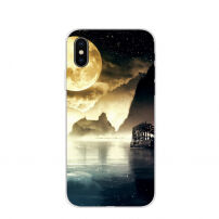 Ochranný kryt pre iPhone X/XS – Mesiac nad zátokou