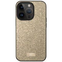 SULADA elegantný trblietavý kryt na iPhone 15 Pro Max - zlatý